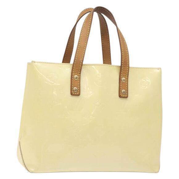 LOUIS VUITTON Monogram Vernis Reade PM Hand Bag Perle M91336 - Picture 1 of 16